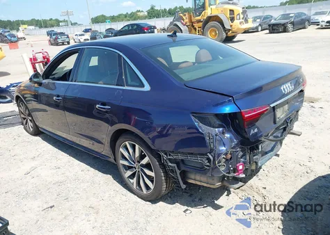 2021 Audi A4 Premium 40 Tfsi Quattro S Tronic from USA, damaged, VIN WAUABAF46MA087110